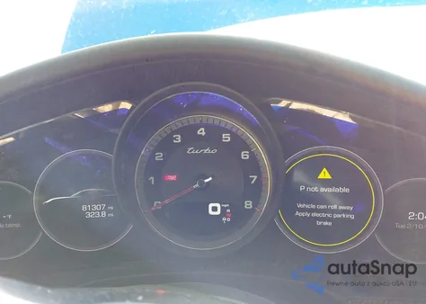 2018 Porsche Panamera Turbo z USA, uszkodzony, nr VIN WP0AF2A73JL140263